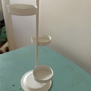 White Multi-Tiered Partylite tealite holder